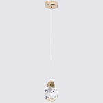 Подвесной светильник с хрустальным плафоном Esme Crystal Gold Hanging lamp варинант исполнения - 2 | Loft Concept во Владивостоке