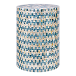 Столик с инкрустацией с перламутровым узором Rona варинант исполнения - 1 | Loft Concept во Владивостоке