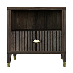 Прикроватная тумбочка с полкой Elsa Dreams Walnut  варинант исполнения - 6 | Loft Concept во Владивостоке