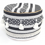 Пуф  Black and White Ornament варинант исполнения - 1 | Loft Concept во Владивостоке