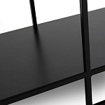 Ступенчатый стеллаж Menzie Steps Metal Rack Black варинант исполнения - 4 | Loft Concept во Владивостоке