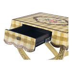 Приставной столик с ящиком в стиле ретро Vintage Rustic Tablecloth варинант исполнения - 3 | Loft Concept во Владивостоке
