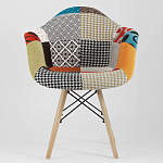 Стул с обивкой в стиле Patchwork варинант исполнения - 2 | Loft Concept во Владивостоке