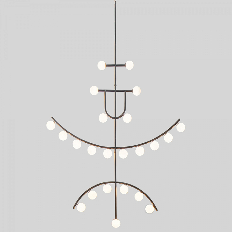 Люстра Fritz Hansen Chahdelier Черный Белый Люстра Fritz Hansen Chahdelier Черный Белый во Владивостоке | Loft Concept