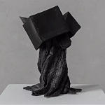 Скульптура «Окаменелый рост», Черный объект варинант исполнения - 1 | Loft Concept во Владивостоке