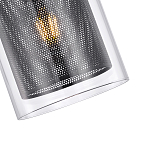 Подвесной светильник с сетчатым металлическим плафоном цилиндрической формы черный Metal Mesh варинант исполнения - 4 | Loft Concept во Владивостоке