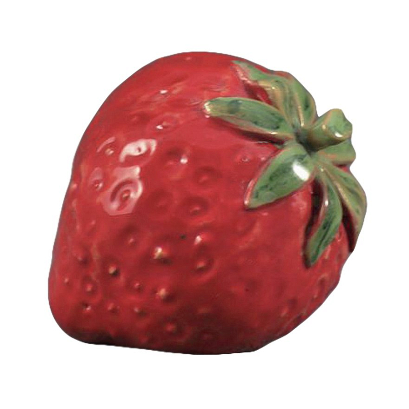 Статуэтка Porcelain Strawberries Красный Зеленый Статуэтка Porcelain Strawberries Красный Зеленый во Владивостоке | Loft Concept