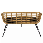 Кушетка плетеная из ротанга Wicker Сouch варинант исполнения - 2 | Loft Concept во Владивостоке