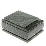 Шкатулка с зеркалом из натурального камня змеевик Stone Casket варинант исполнения - 5 | Loft Concept во Владивостоке