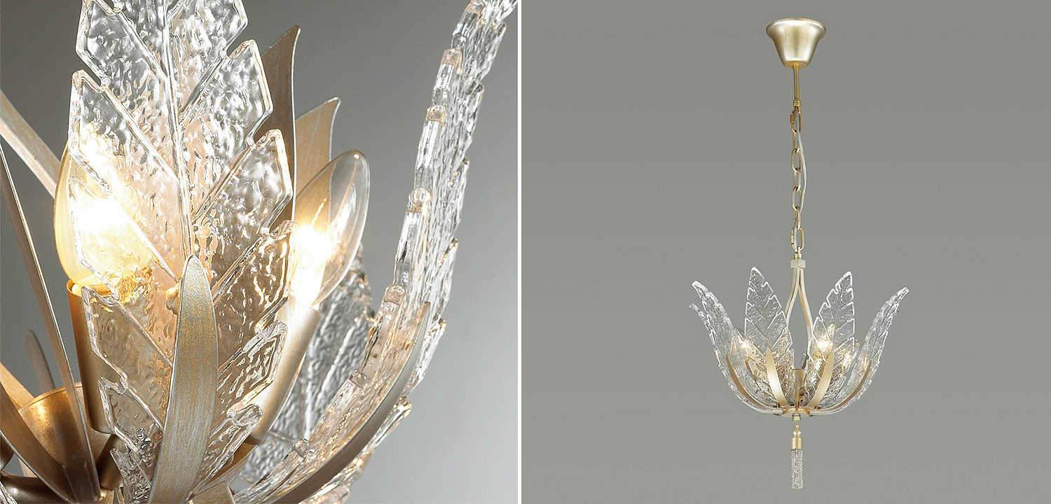 Люстра Glass Petals Chandelier 36 Люстра Glass Petals Chandelier 36 - Loft-Concept во Владивостоке