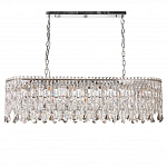 Люстра овальная с хрустальными подвесками Roul Crystal Light варинант исполнения - 6 | Loft Concept во Владивостоке