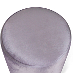 Пуф фиолетовый велюр на золотом металлическом основании Golden Belt варинант исполнения - 2 | Loft Concept во Владивостоке