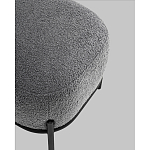 Пуф Стоун букле Fluffy темно-серый варинант исполнения - 3 | Loft Concept во Владивостоке