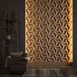 Гипсовая 3D панель с принтографией PM-46 варинант исполнения - 2 | Loft Concept во Владивостоке