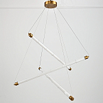 Светодиодная люстра Trumpet Tube Brass  варинант исполнения - 4 | Loft Concept во Владивостоке
