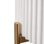 Тумбочка белая круглая с мраморной столешницей Thoroughbass варинант исполнения - 3 | Loft Concept во Владивостоке