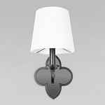 Бра с белым текстильным абажуром и фигурным основанием с зеркальной вставкой Vitorino варинант исполнения - 12 | Loft Concept во Владивостоке