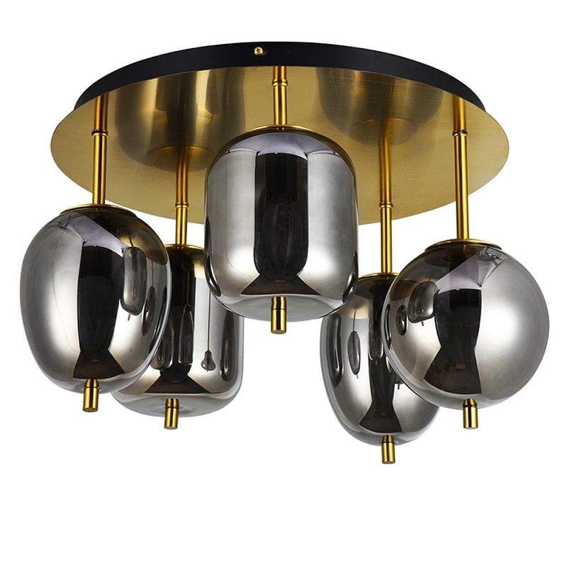 Потолочная люстра Lamp Phenix Серый Медь Потолочная люстра Lamp Phenix Серый Медь во Владивостоке | Loft Concept