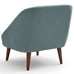 Кресло бирюзовое Pauley Turquoise Armchair варинант исполнения - 3 | Loft Concept во Владивостоке