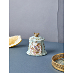 Шкатулка голубого цвета с рисунком и состаренным эффектом Eden Garden варинант исполнения - 7 | Loft Concept во Владивостоке