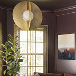 Подвесной светильник в форме золотых дисков Minimalist Lighting Fixture варинант исполнения - 3 | Loft Concept во Владивостоке