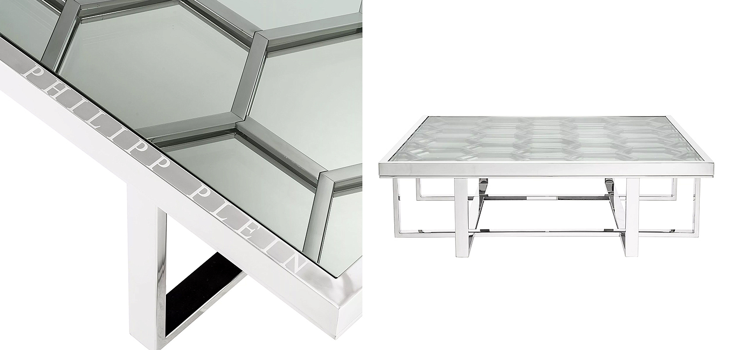 Кофейный стол Philipp Plein Coffee Table Skeleton Chrome Кофейный стол Philipp Plein Coffee Table Skeleton Chrome - Loft-Concept во Владивостоке