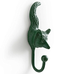 Настенный крючок лиса Fox Wall Hook Green варинант исполнения - 2 | Loft Concept во Владивостоке