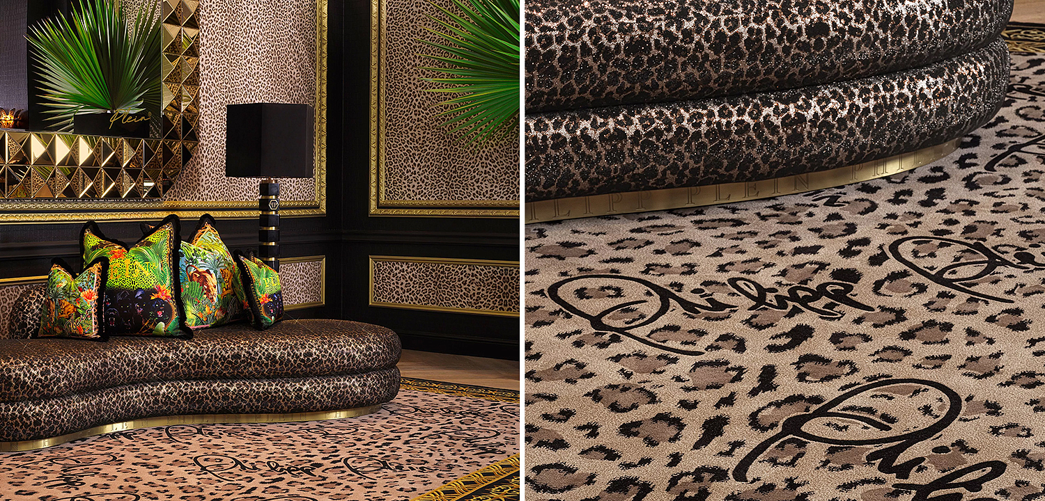 Ковер Philipp Plein Carpet Jungle 300 x 400 cm Коричневый Ковер Philipp Plein Carpet Jungle 300 x 400 cm Коричневый - Loft-Concept во Владивостоке