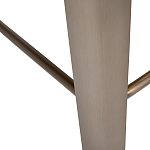 Стул барный светло-серый из экокожи Spectacular High Bar Stool варинант исполнения - 6 | Loft Concept во Владивостоке