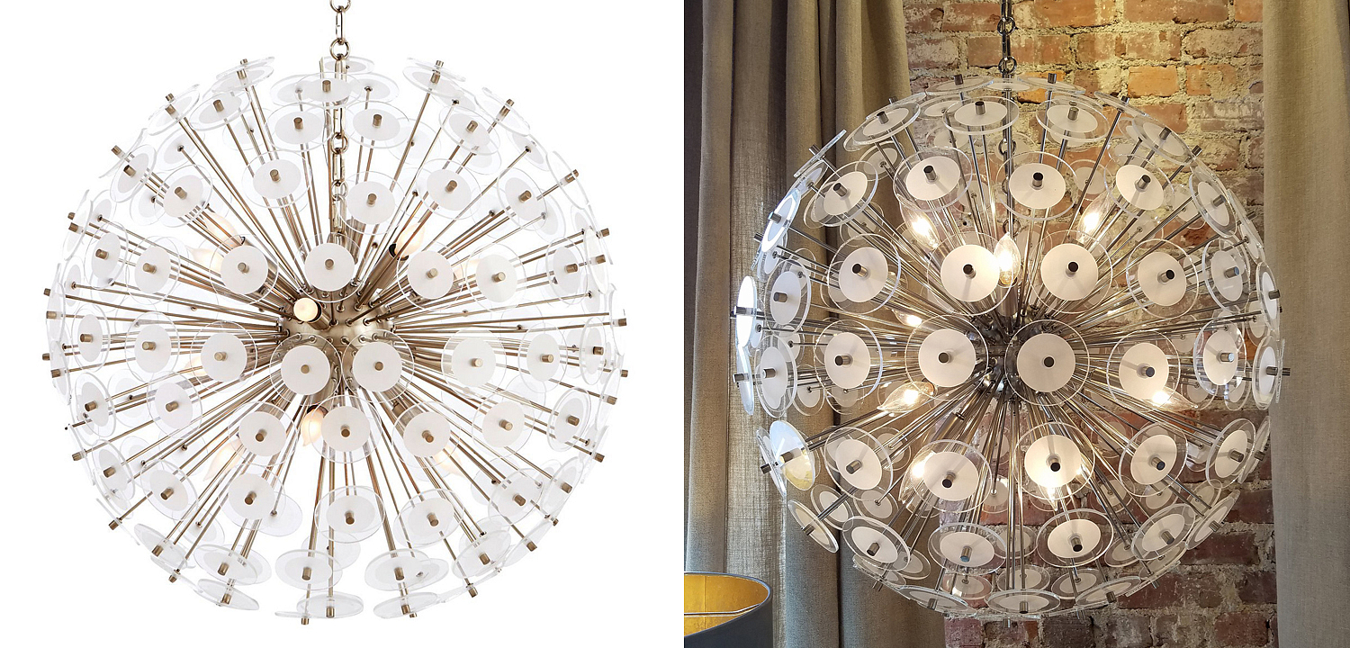 Люстра White Disco Glass Sputnik Chandelier 56 Люстра White Disco Glass Sputnik Chandelier 56 - Loft-Concept во Владивостоке