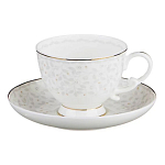 Чайный сервиз белого цвета из фарфора на 6 персон 15 предметов Floral Charm варинант исполнения - 1 | Loft Concept во Владивостоке