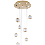Каскадная люстра с сферическими плафонами из акрила Veva Lamps Chandelier варинант исполнения - 3 | Loft Concept во Владивостоке