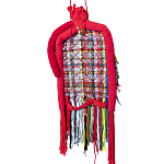 Настенный ковер разноцветный из одежды Heart варинант исполнения - 2 | Loft Concept во Владивостоке