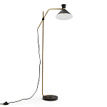 Торшер с поворотным плафоном Davy Brass Floor Lamp варинант исполнения - 2 | Loft Concept во Владивостоке