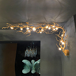 Потолочный светильник с настенным креплением в виде дерева Escape of Light варинант исполнения - 1 | Loft Concept во Владивостоке