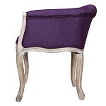 Кресло низкое в стиле прованс Louis French Armchair purple flax варинант исполнения - 2 | Loft Concept во Владивостоке