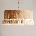 Люстра круглая плетеная с кисточками Solar Glow варинант исполнения - 9 | Loft Concept во Владивостоке