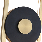 Бра с овальной рамой цвета латунь Midnight Orbit варинант исполнения - 1 | Loft Concept во Владивостоке