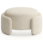 Круглая Оттоманка Alice ткань букле варинант исполнения - 2 | Loft Concept во Владивостоке