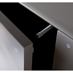 Комод со стеклянной столешницей и с выдвижными ящиками Minimalist Accent варинант исполнения - 4 | Loft Concept во Владивостоке