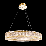 Люстра подвесная круглая из прозрачного хрусталя с золотым корпусом Selfsufficient варинант исполнения - 9 | Loft Concept во Владивостоке