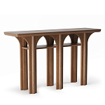 Консоль деревянная с арочным основанием Arch Passage варинант исполнения - 1 | Loft Concept во Владивостоке