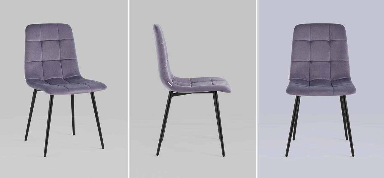 Стул NANCY Chair Пыльно-Сиреневый Велюр Стул NANCY Chair Пыльно-Сиреневый Велюр - Loft-Concept во Владивостоке