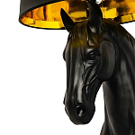 Horse Statue Floor Lamp Большой светильник Черная Лошадь варинант исполнения - 1 | Loft Concept во Владивостоке