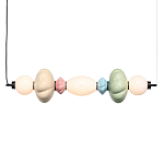 Подвесной светильник линейный с керамическими элементами 24W LED Fragrant Light варинант исполнения - 2 | Loft Concept во Владивостоке