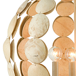 Люстра в форме шара с декором из круглых декоративных элементов Texture Discs варинант исполнения - 1 | Loft Concept во Владивостоке