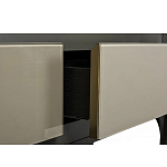 Консоль тёмно-коричневого цвета с 2-мя ящиками Gladstone варинант исполнения - 4 | Loft Concept во Владивостоке