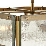 Потолочный светильник квадратный из толстого литого стекла Cast Glass варинант исполнения - 2 | Loft Concept во Владивостоке