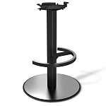 Барный стул вращающийся со спинкой Бежевый Велюр Vendramin Chair варинант исполнения - 4 | Loft Concept во Владивостоке