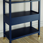 Стеллаж Elsa Dreams Blue со стеклянными полками и ящиком варинант исполнения - 6 | Loft Concept во Владивостоке